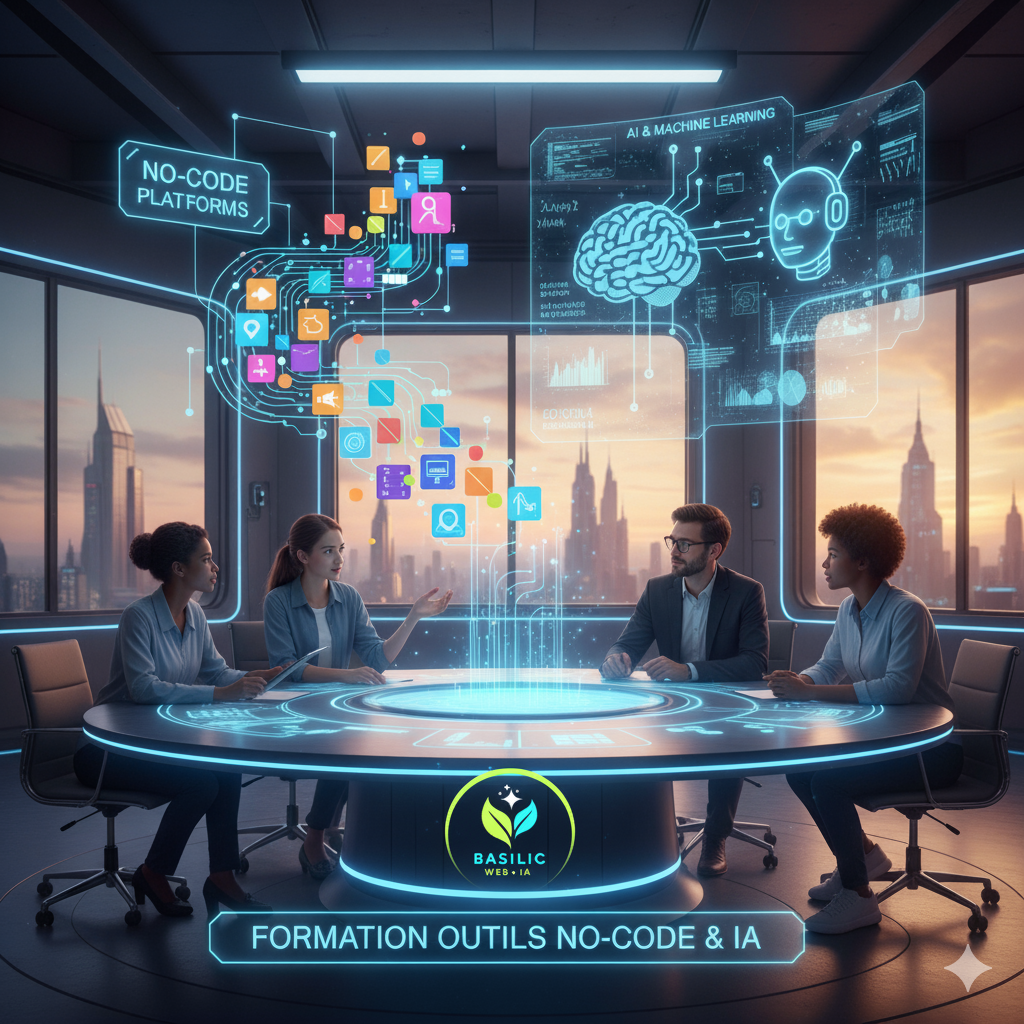 FORMATIONS NOCODE ET IA BASILICWEB